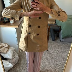 Banana republic trench coat xsmall petite